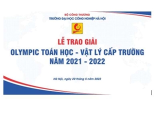 Lễ trao giải Olympic Toán học - Vật Lý cấp trường năm 2021-2022