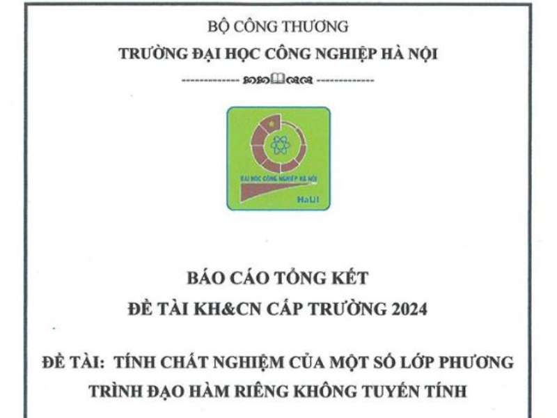 Khoa Khoa học Cơ bản tổ chức nghiệm thu đề tài cấp đơn vị