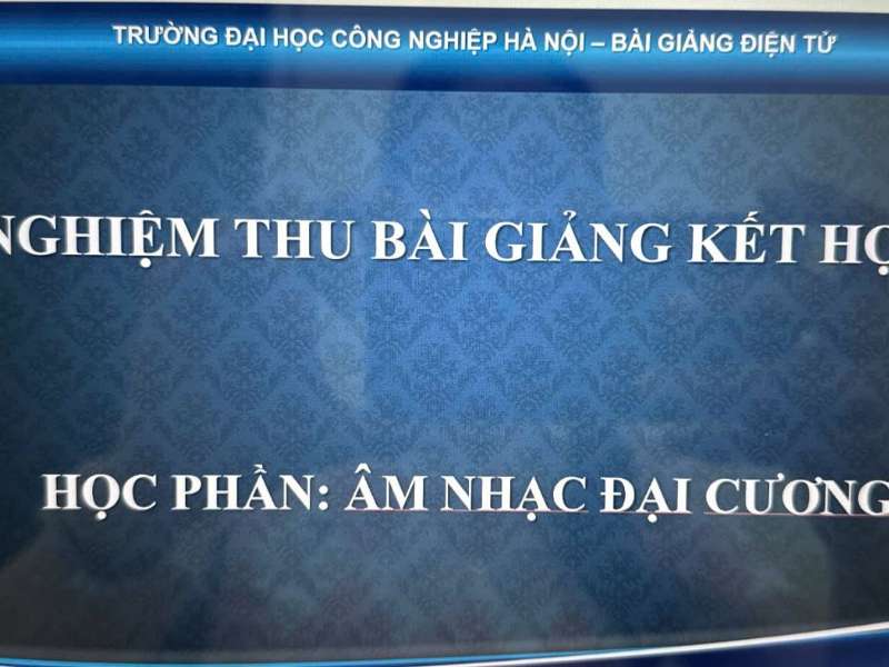 Nâng cao chất lượng giảng dạy thông qua bài giảng điện tử các học phần xã hội và nhân văn