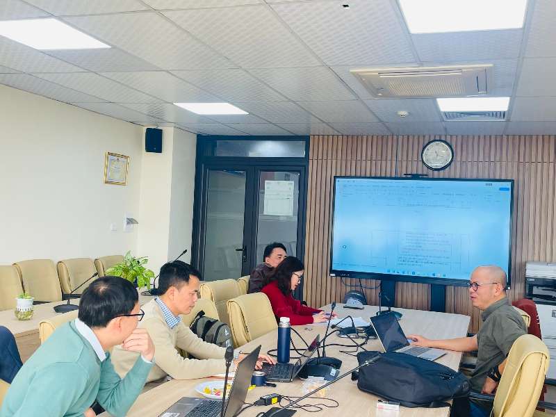 Tổ bộ môn Toán ứng dụng họp thẩm định, thông qua bộ tài liệu hướng dẫn đánh giá học phần Xác suất Thống kê (BS6008)